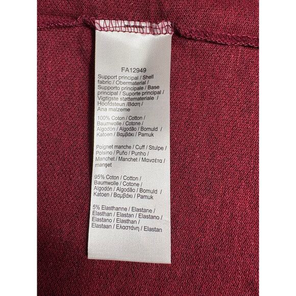 Lacoste Men's Polo Shirt Long Sleeve Size XL Red Burgundy NWT Classic Fit Cotton - Picture 7 of 8